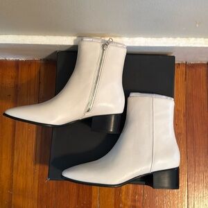 rag & bone White Ankle Boots